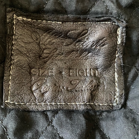 AllSaints Telstar Leather Jacket - Picture 4 of 6